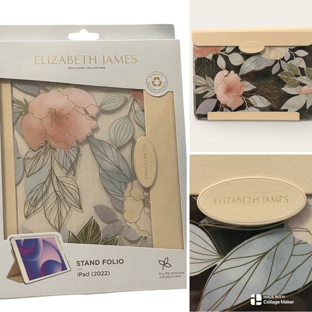 NIB Elizabeth James iPad case